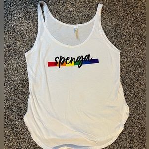 SPENGA pride tank size small - rainbow